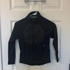 Girl’s Black Quilted Puffer Jacket
